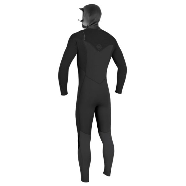 O'Neill Hyperfreak 4/3+ Hooded Wetsuit-Blk/Blk