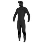 O'Neill Hyperfreak 5/4+ CZ Hooded Wetsuit-Blk/Blk