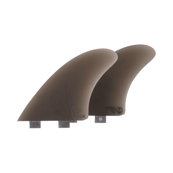 Captain Fin Christenson FCS Twin Fin Set-Smoke