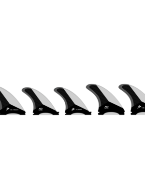 Firewire Velox  Tri/Quad Fin Set-White/Charcoal-Medium