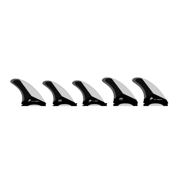 Firewire Velox  Tri/Quad Fin Set-White/Charcoal-Medium