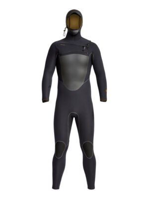 Xcel Drylock X Hooded 5/4mm Wetsuit-Black