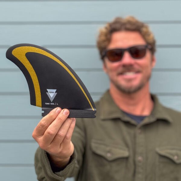 Firewire Tomo Max Keel  Twin Fin Set-Black-Large