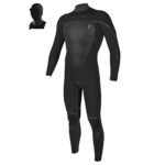 O'Neill Mutant Legend 4.5/3.5 CZ Hooded Wetsuit-Black