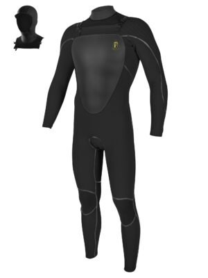 O'Neill Mutant Legend 4.5/3.5 CZ Hooded Wetsuit-Black